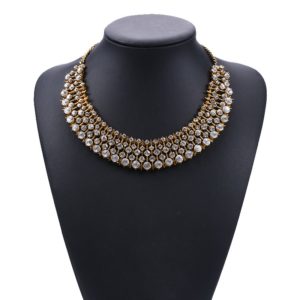 Gold Colour Chain Style Necklace