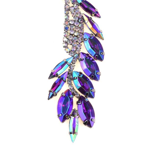 Buy Jewellery Online New Zeland | Brand New Fashion Crystal Bride Wedding Boho Dangle Earrings Statement Jewelry Luxury Glass Leaf Women Earrings