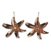 Costume Jewellery NZ Shop Online | New ZA Gold Color Metal Flower Dangle Earrings For Women Charm Wedding Statement Drop Earrings Trendy Jewelry Wholesale