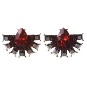 Red Antique Vintage Fashion Earrings