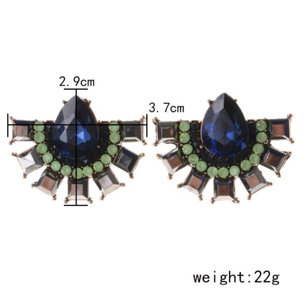Trendy antique vintage fashion jewelry | good quality big crystal earrings 2019 | New statement dangle Earrings