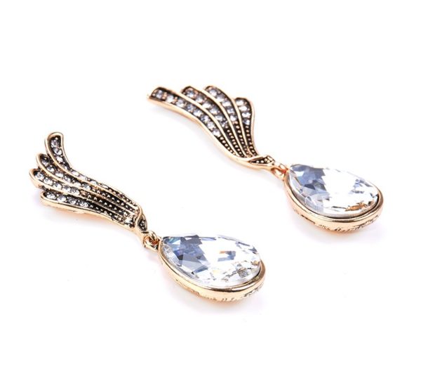 Online Jewellery Store New Zealand | Fashion Stud Earrings Exquisite Angle Wing Water drop Ornaments Earring Earrings Jewelry Gift For Women