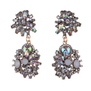 Multicolour Luxury Vintage Crystal Earrings